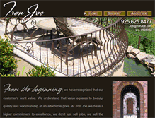 Tablet Screenshot of ironjoe.com